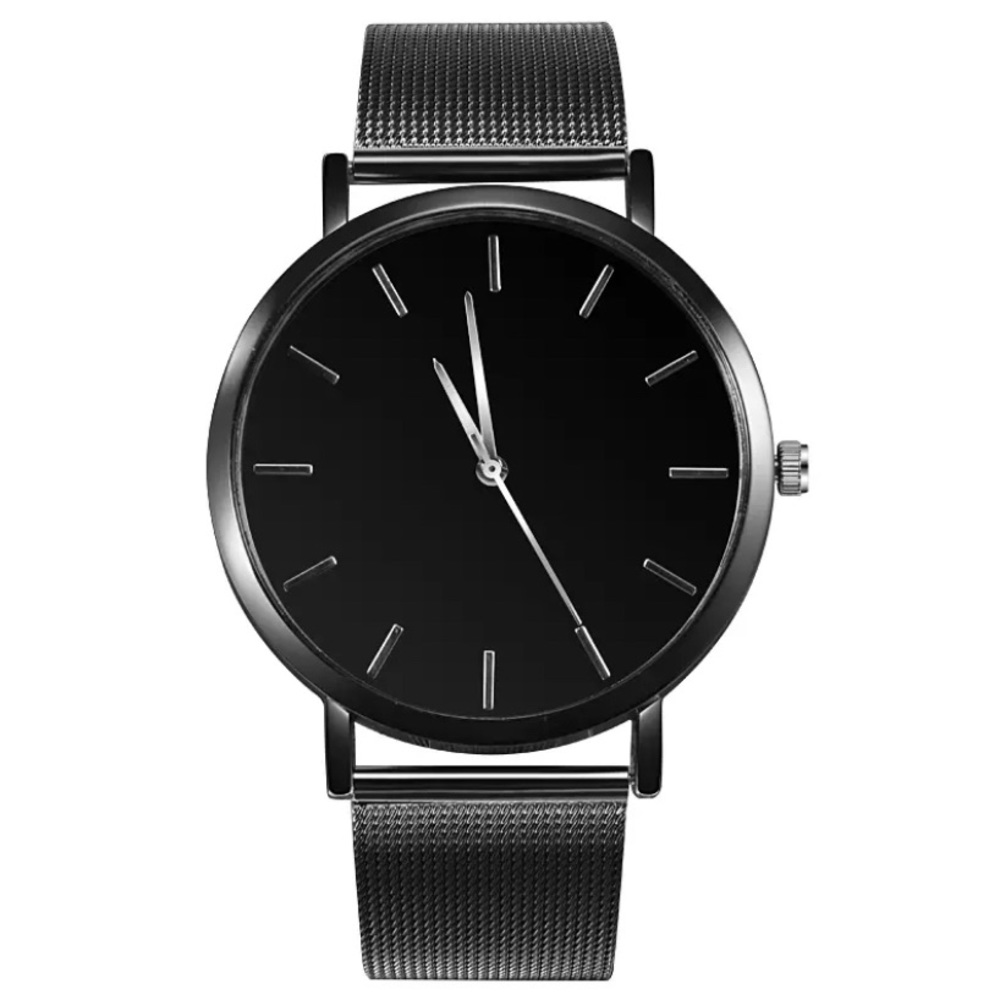 Luxury Mesh Steel Women Watch In black